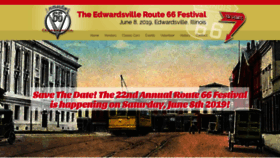 What Edwardsvilleroute66.com website looked like in 2020 (6 years ago)