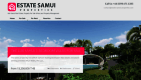What Estate-samui-properties.com website looked like in 2020 (4 years ago)