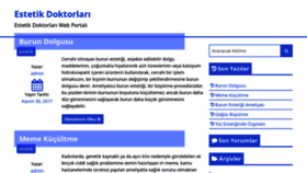 What Estetikdoktorlari.net website looked like in 2020 (4 years ago)