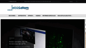 What Ebizlatam.com website looked like in 2020 (4 years ago)