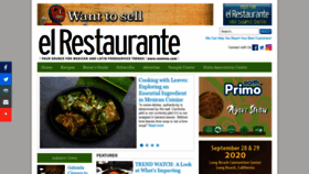 What Elrestaurante.com website looked like in 2020 (4 years ago)