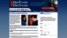 What Electrician-in-boston.net website looked like in 2020 (4 years ago)
