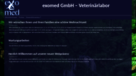 What Exomed.de website looked like in 2020 (4 years ago)