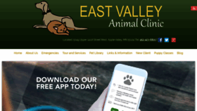What Eastvalleyanimalclinic.com website looked like in 2020 (4 years ago)