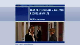 What Esskandari.de website looked like in 2020 (4 years ago)