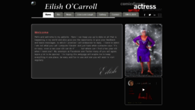 What Eilishocarroll.com website looked like in 2020 (4 years ago)