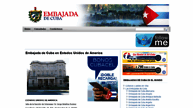 What Embajadadecuba.com website looked like in 2020 (4 years ago)
