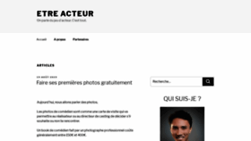 What Etreacteur.fr website looked like in 2020 (4 years ago)