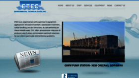 What Etec-sales.com website looked like in 2020 (4 years ago)