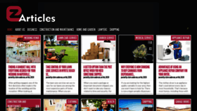 What Ezarticles.us website looked like in 2020 (4 years ago)
