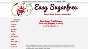 What Easy-sugarfree.com website looked like in 2020 (4 years ago)