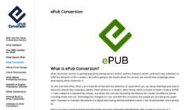 What Epubconversion.com website looked like in 2020 (4 years ago)