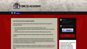 What E-certify.ca website looked like in 2020 (5 years ago)