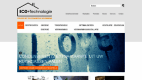 What Eco2-technologie.be website looked like in 2020 (4 years ago)
