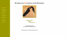 What Endlessmountainzendo.org website looked like in 2020 (4 years ago)