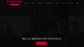 What Eventure.nl website looked like in 2020 (4 years ago)