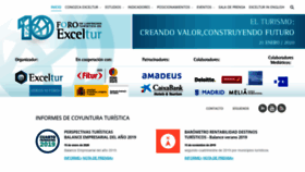What Exceltur.org website looked like in 2020 (4 years ago)