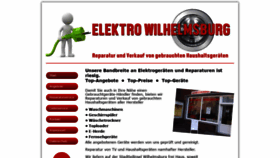 What Elektro-wilhelmsburg.de website looked like in 2020 (4 years ago)