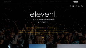 What Elevent.co website looked like in 2020 (4 years ago)
