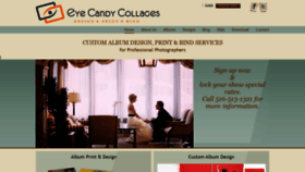 What Eyecandycollages.com website looked like in 2020 (4 years ago)