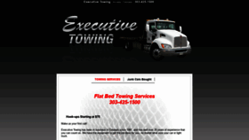 What Executivetowingdenver.com website looked like in 2020 (4 years ago)