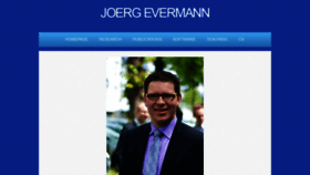 What Evermann.ca website looked like in 2020 (4 years ago)