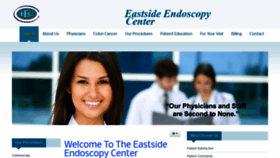 What Eastsideendoscopy.com website looked like in 2020 (4 years ago)