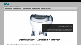 What Exzi.de website looked like in 2020 (4 years ago)