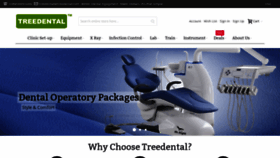 What E-treedental.com website looked like in 2020 (4 years ago)