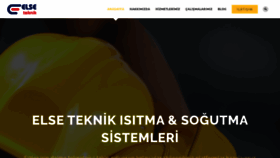 What Elseteknik.com.tr website looked like in 2020 (4 years ago)