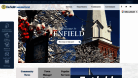 What Enfield-ct.gov website looked like in 2020 (4 years ago)