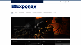 What Exponav.org website looked like in 2020 (4 years ago)