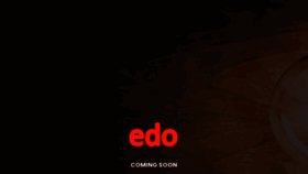 What Edo.events website looked like in 2020 (4 years ago)