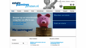 What Estateplanningsjuristen.nl website looked like in 2020 (4 years ago)