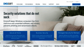What Emsisoft.ru website looked like in 2020 (4 years ago)