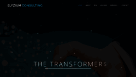 What Elyziumconsulting.com website looked like in 2020 (4 years ago)