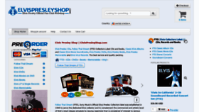 What Elvispresleyshop.com website looked like in 2020 (4 years ago)
