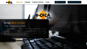 What E-cfcanet.com.br website looked like in 2020 (4 years ago)