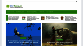 What Eko-jizn.ru website looked like in 2020 (4 years ago)