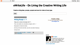 What Ewritelife.com website looked like in 2020 (4 years ago)