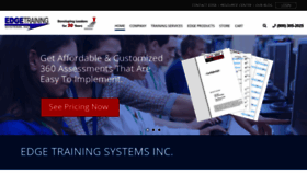 What Edgetrainingsystems.com website looked like in 2020 (4 years ago)