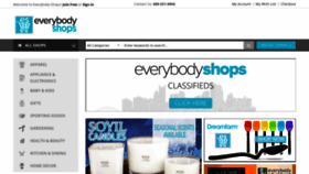 What Everybodyshops.com website looked like in 2020 (4 years ago)