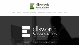 What Ellsworthcpa.com website looked like in 2020 (4 years ago)