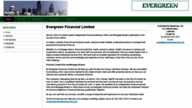 What Evergreenfinancial.co.uk website looked like in 2020 (4 years ago)