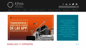 What Ethos.org.mx website looked like in 2020 (4 years ago)