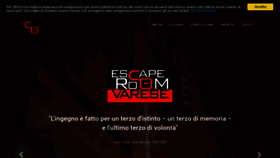What Escaperoomvarese.it website looked like in 2020 (4 years ago)