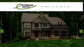 What Ecogreen-landscaping.com website looked like in 2020 (4 years ago)