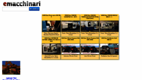 What Emacchinari.com website looked like in 2020 (4 years ago)
