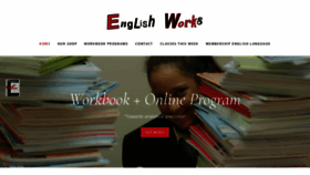 What Englishworks.com.au website looked like in 2020 (4 years ago)