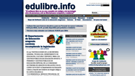What Edulibre.info website looked like in 2020 (4 years ago)